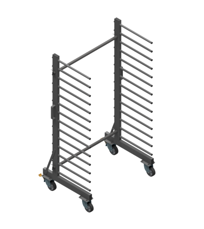 Wózek WL1000S1-14P – 14 Półkowe Professional