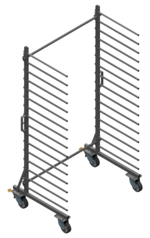 Wózek WL1000S1-16P – 16 Półkowe LITE