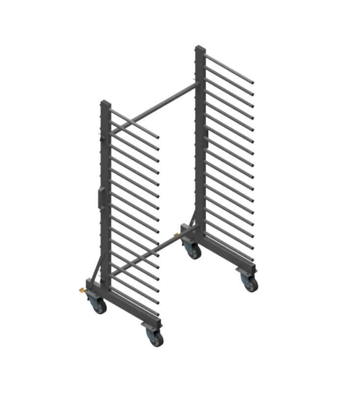 Wózek WL1000S1-16P – 16 Półkowe Professional