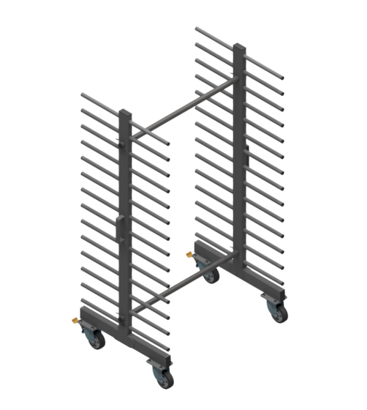 Wózek WL1000S2-14P – 14 Półkowe Professional