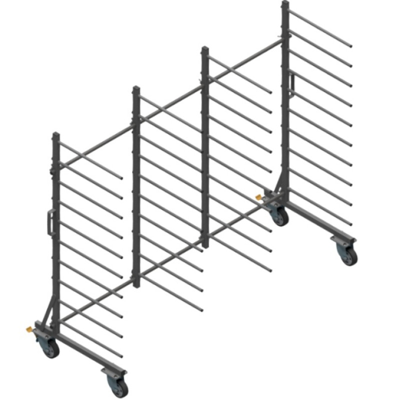 Wózek WL1000S1-10P – 10 Półkowe LITE