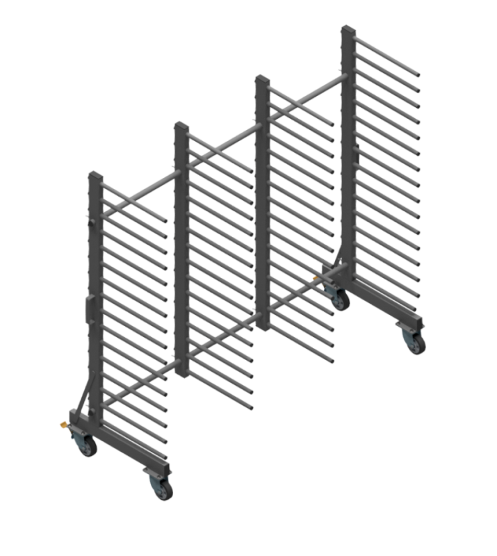 Wózek WL2000S1-16P – 16 Półkowe Professional