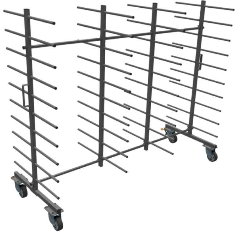 Wózek WL2000S2-10P – 10 Półkowe LITE