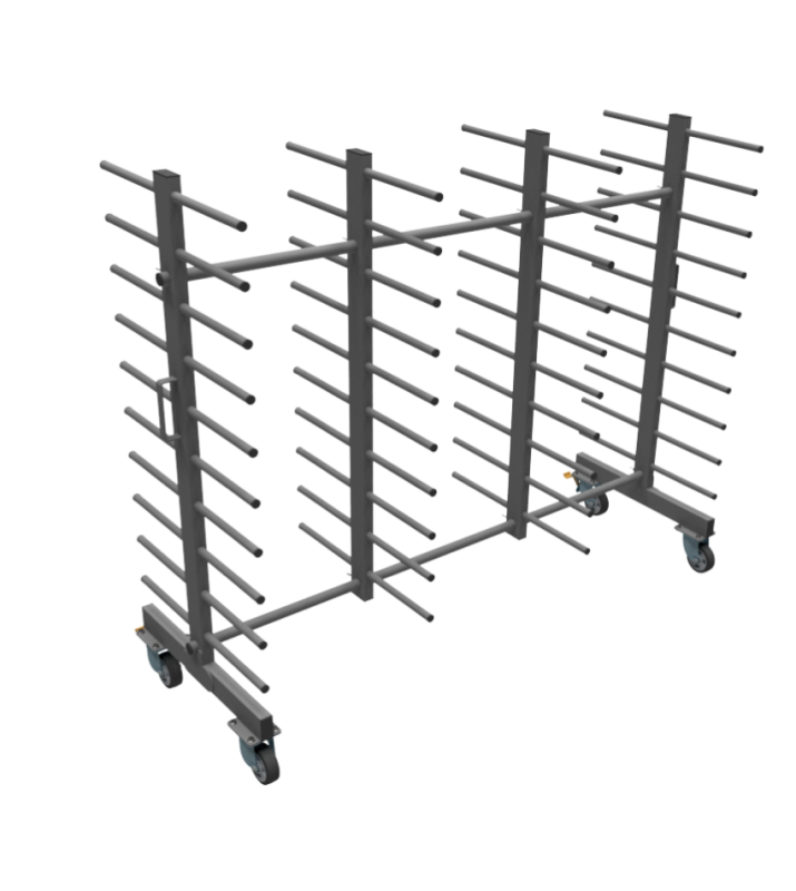 Wózek WL2000S2-10P – 10 Półkowe Professional