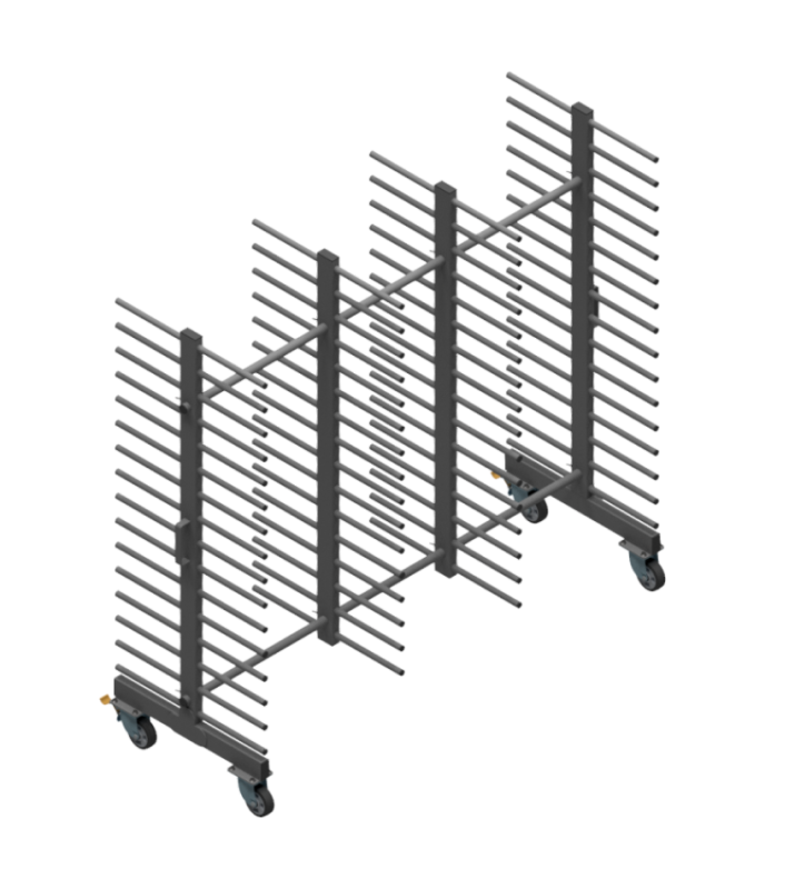 Wózek WL2000S1-16P – 16 Półkowe Professional