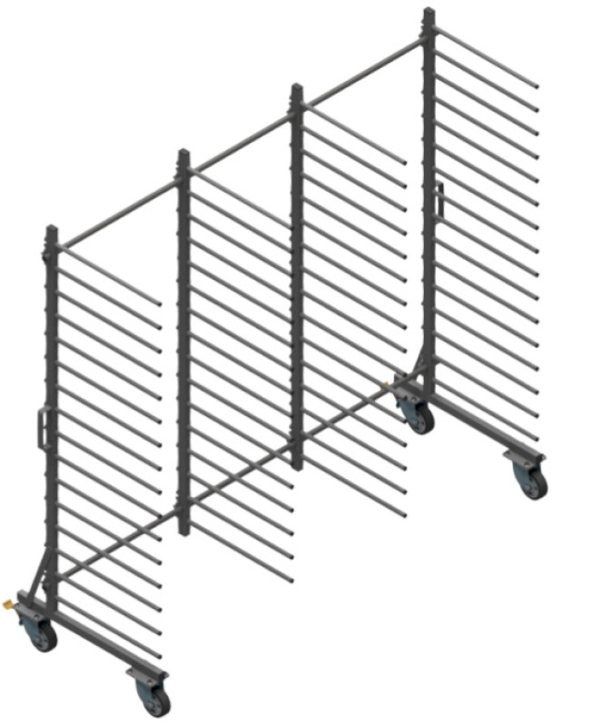 Wózek lakierniczy WL2000S1-16P – 16