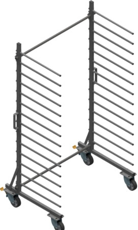 Wózek WL1000S1-14P – 14 Półkowe LITE