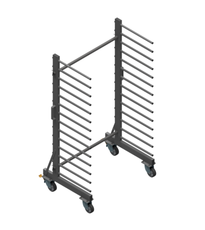 Wózek WL1000S1-14P – 14 Półkowe Professional