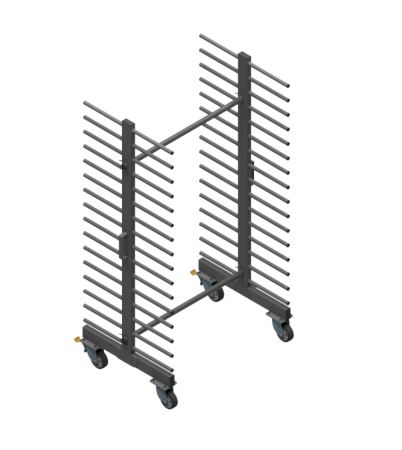 Wózek WL1000S2-16P – 16 Półkowe Professional