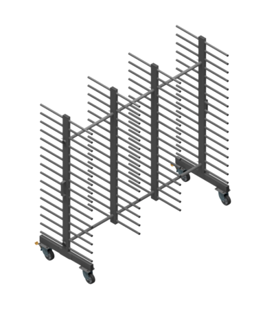Wózek WL2000S1-16P – 16 Półkowe Professional